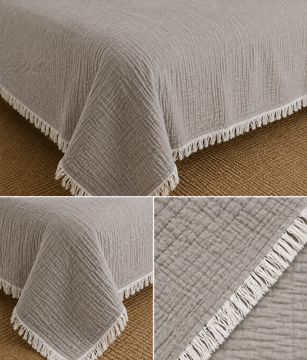 Muslin Cotton Bedsheet Set