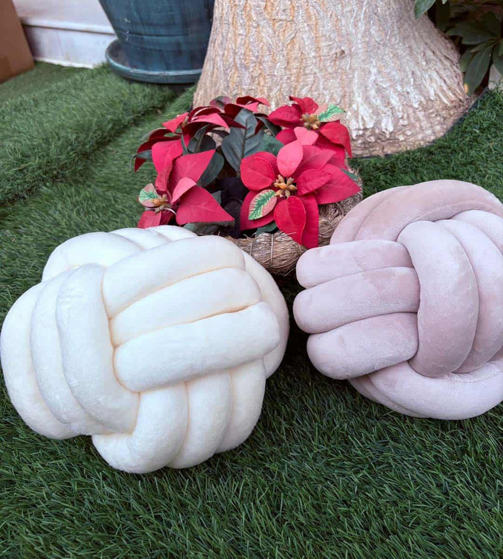 Knotted Ball Cushion