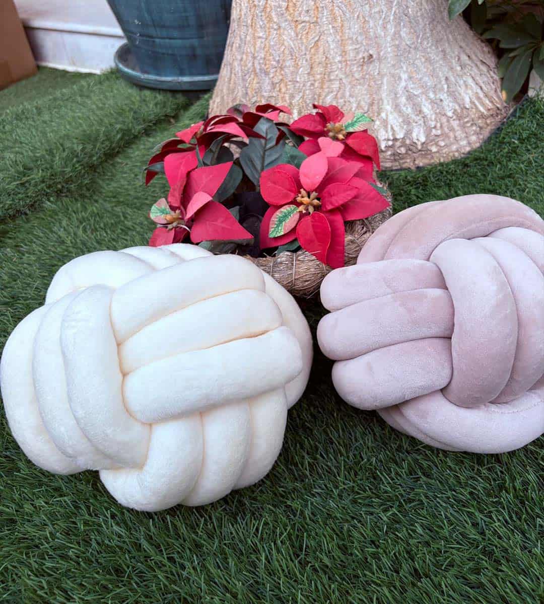 Knotted Ball Cushion
