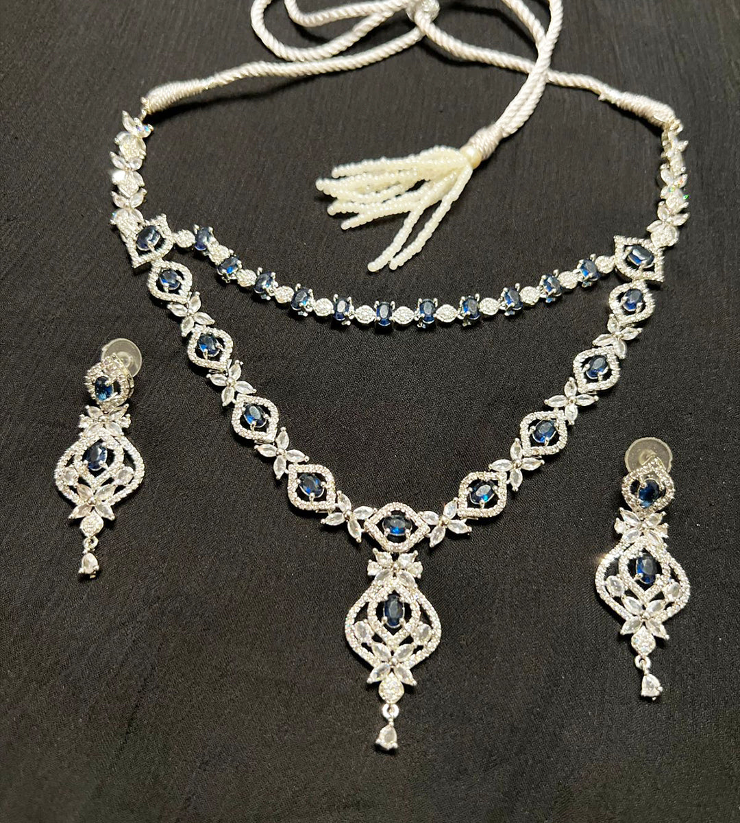 Midnight Sapphire Necklace Set