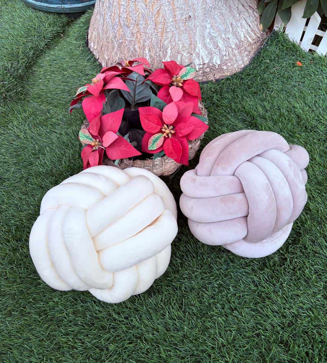 Knotted Ball Cushion