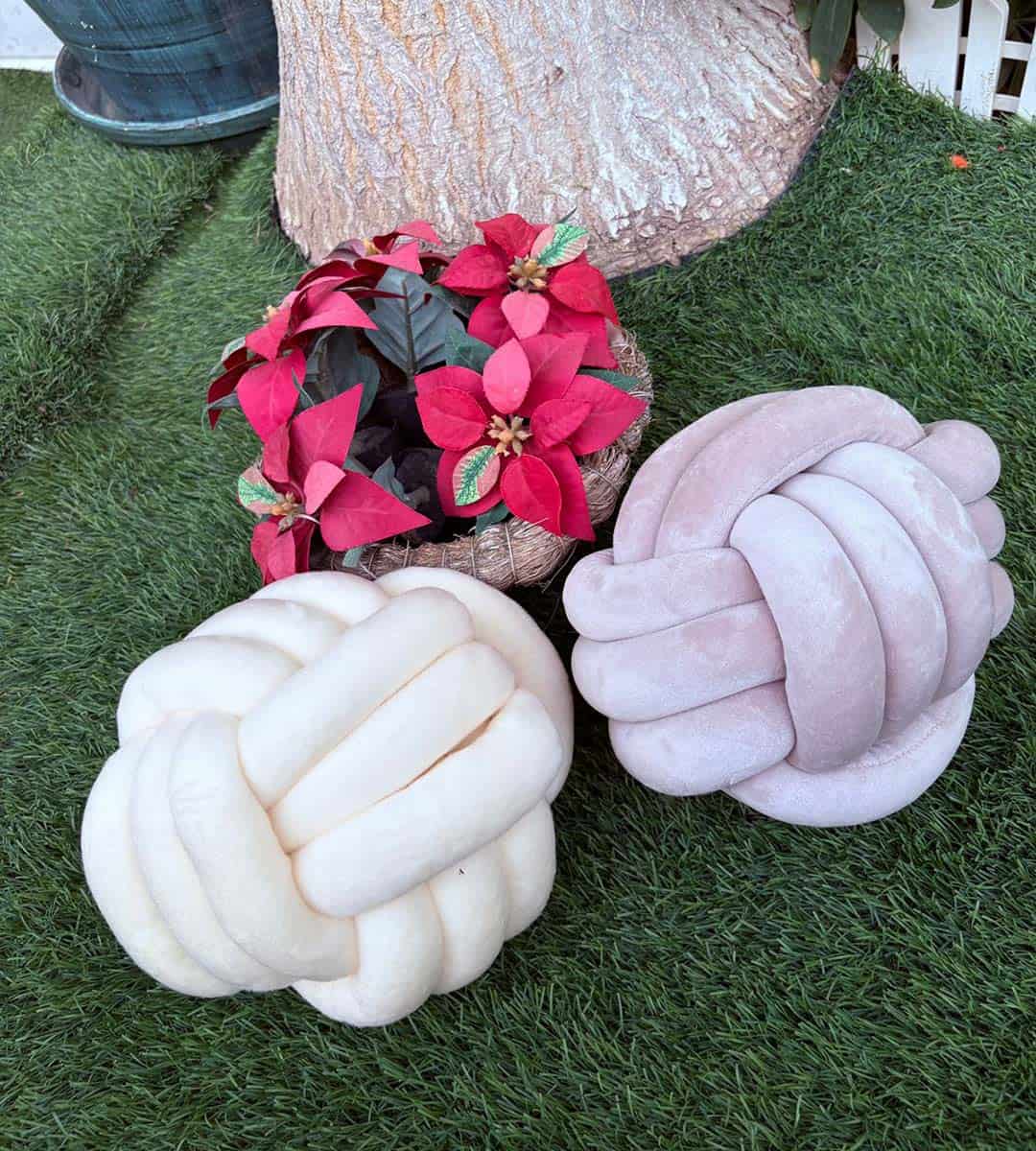 Knotted Ball Cushion
