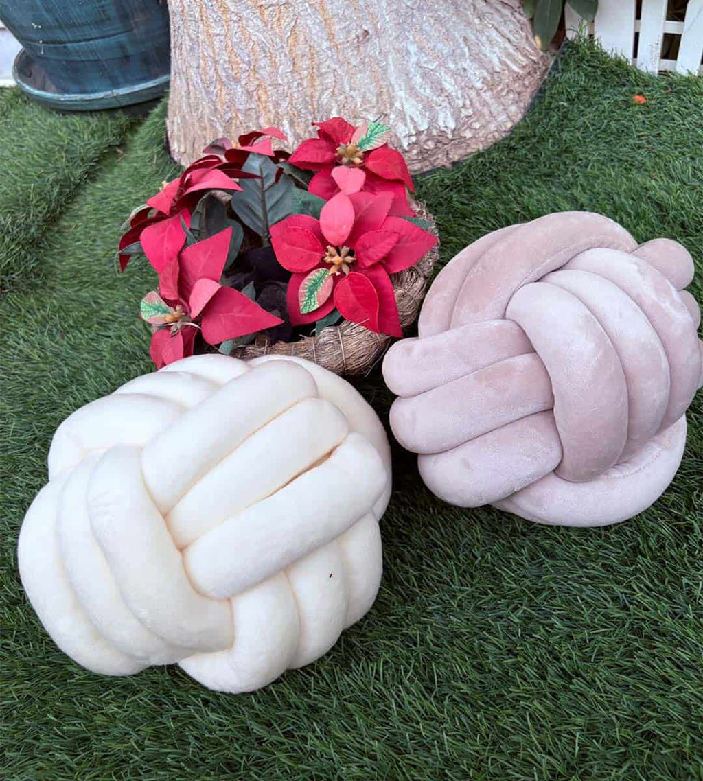 Knotted Ball Cushion