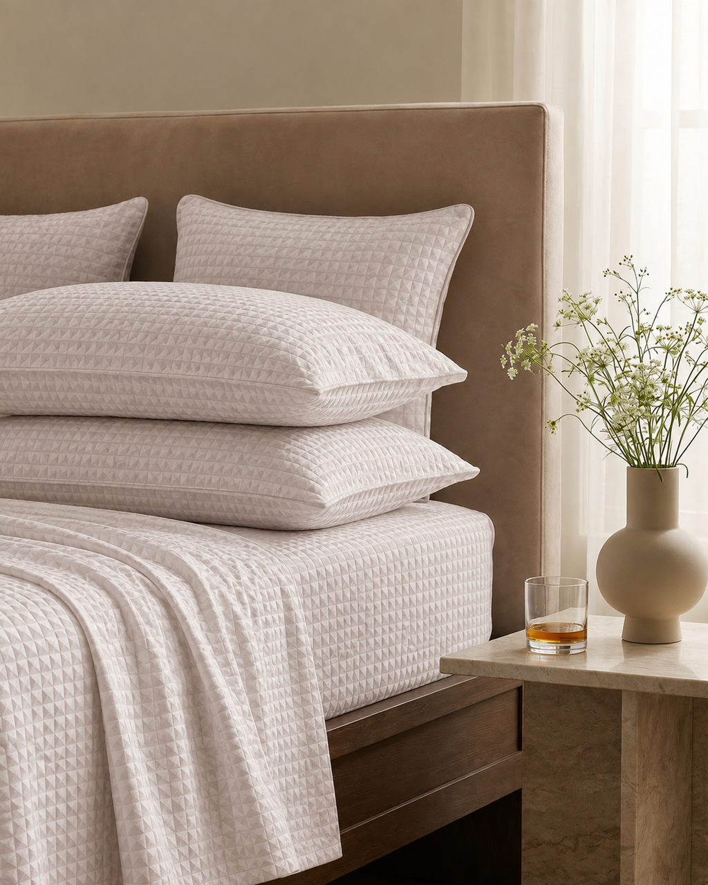 Waffle Cotton Duvet Sets