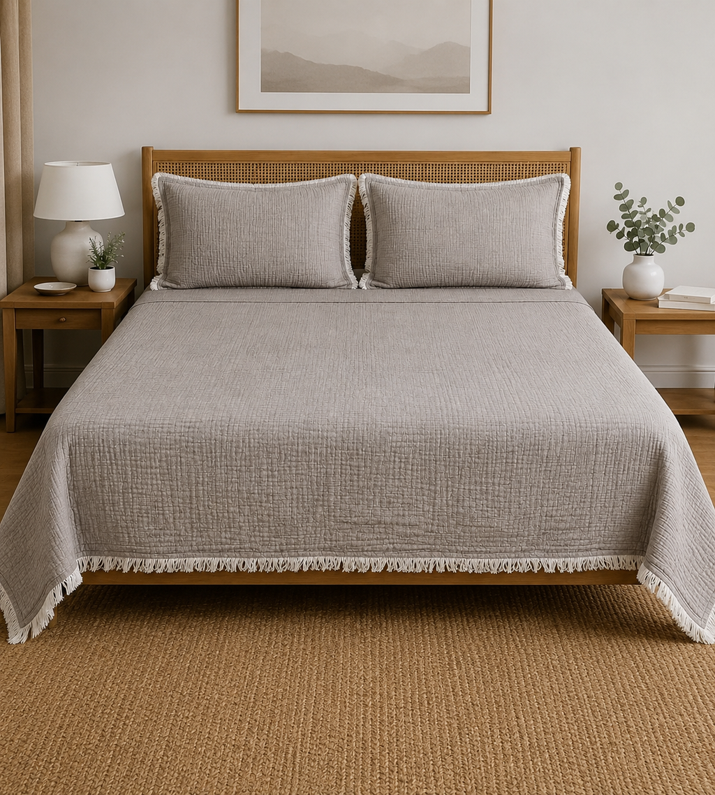 Muslin Cotton Bedsheet Set