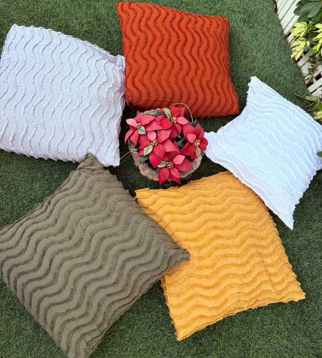 Arlo Collection: Premium Tufted Cushion Covers (Pair)