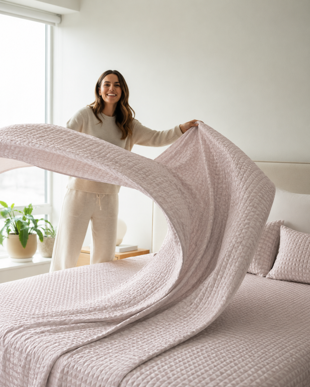 Waffle Cotton Duvet Sets