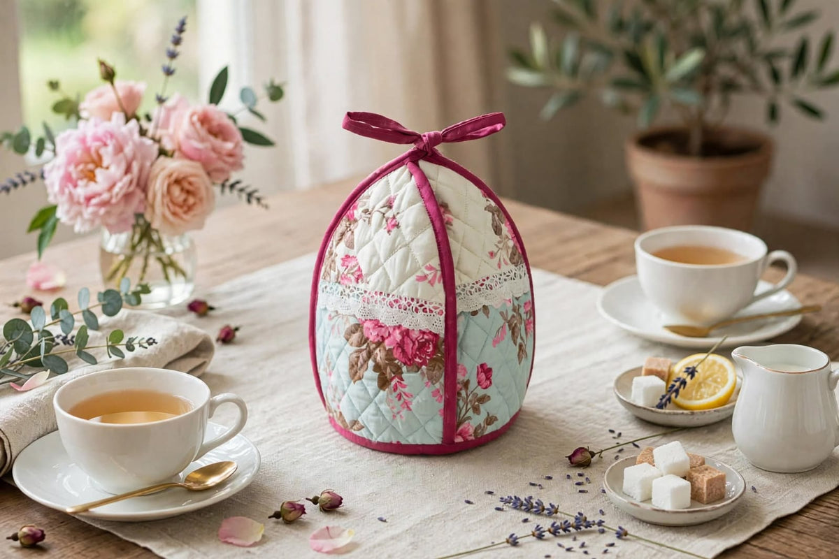 Quilted Tea Cozy Set