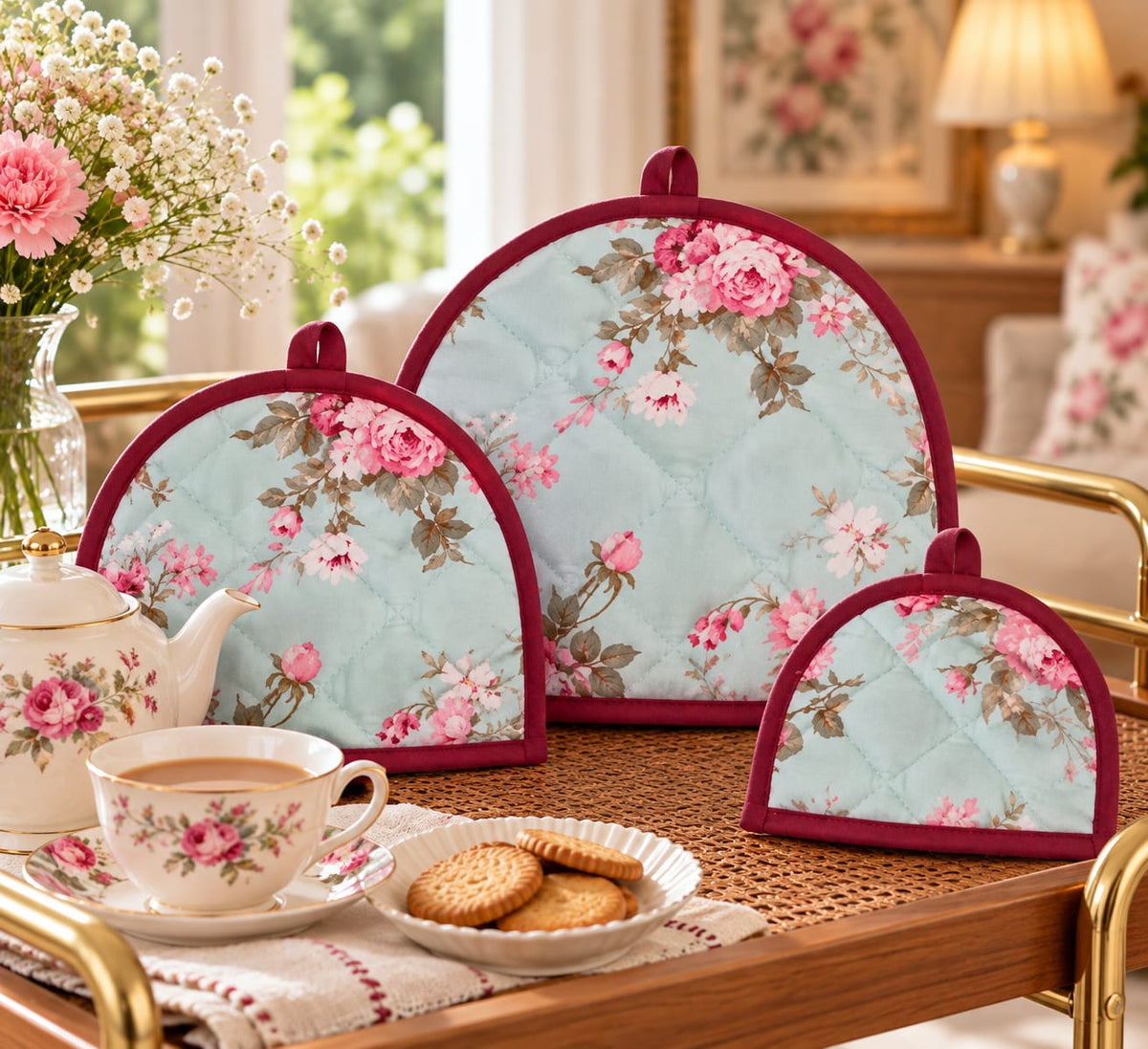 Quilted Tea Cozy Set