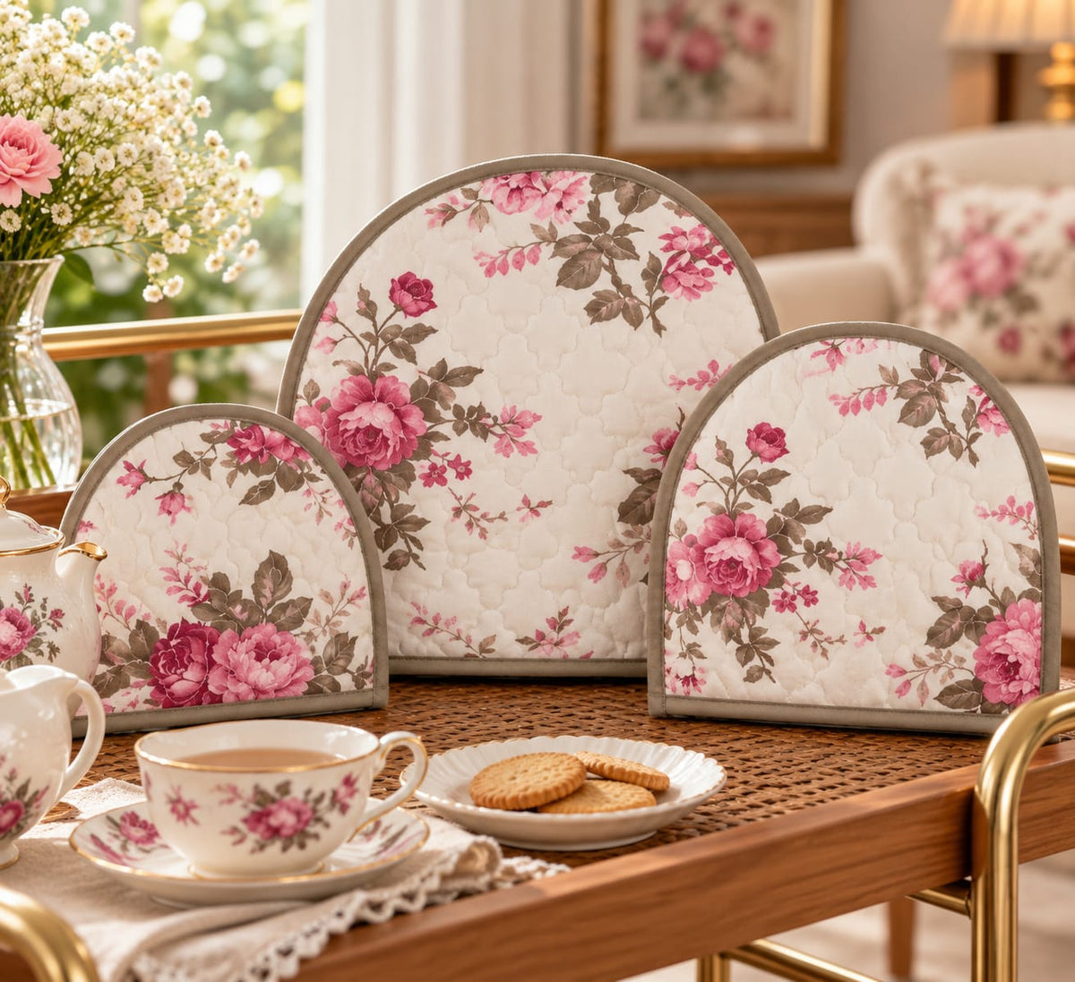 Quilted Tea Cozy Set