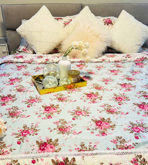 Floral Lace Bedding Set