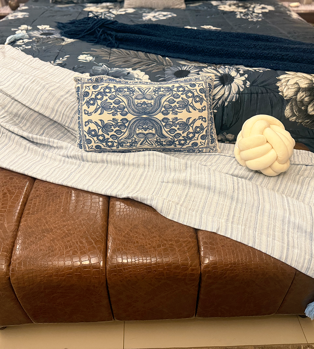 Duck Egg Blue Throw