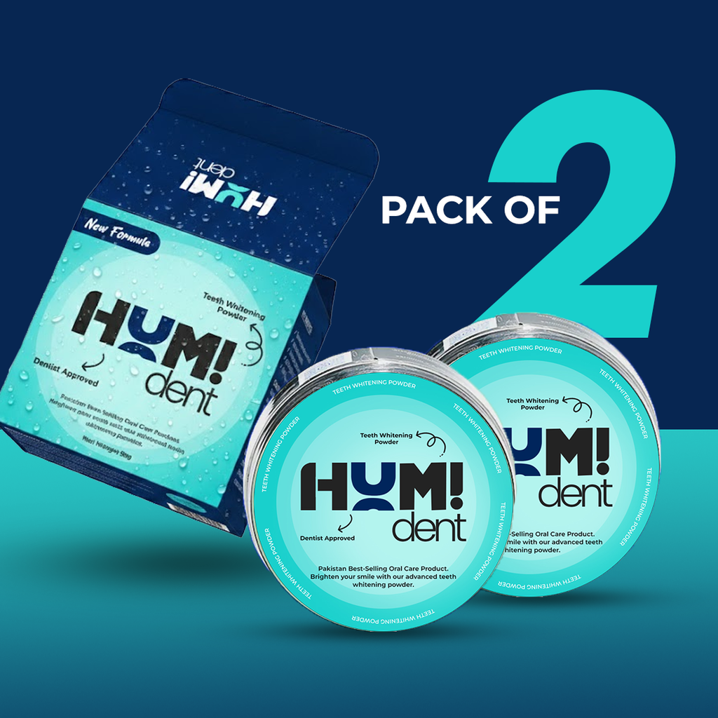 Humident Teeth Whitening Powder - Pack of 2 (RECOMMENDED) Extra 10% OFF